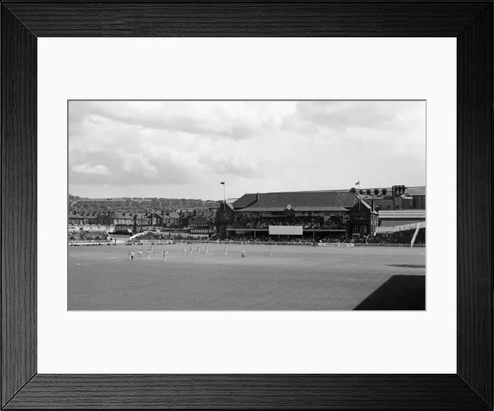 Framed Print : The final first class match to be held at Bramall Lane, Sheffield