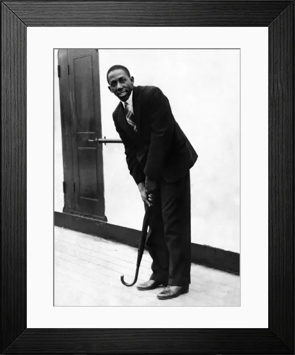 Framed Print : West Indies cricketer Learie Constantine in London. September 1929