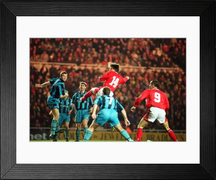 Framed Print : Divison One match, Middlesbrough 6 -0 Swindon Town held at the Riverside Stadium Framed Print : Divison One match, Middlesbrough 6 -0 Swindon Town held at the Riverside Stadium