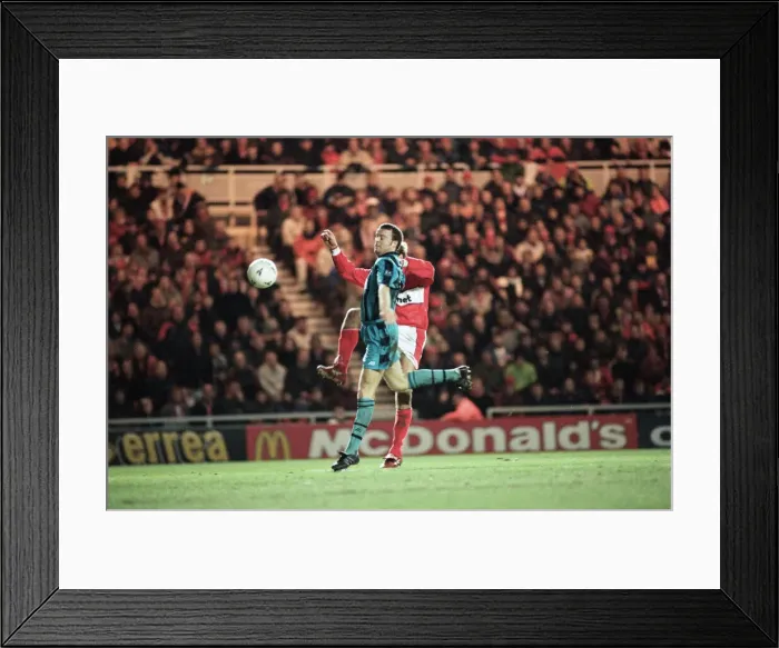 Framed Print : Divison One match, Middlesbrough 6 -0 Swindon Town held at the Riverside Stadium