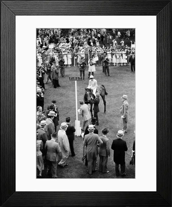 Framed Print : Winner of the Ascot Gold Cup, four year old Paean, ridden by Steve Cauthen Framed Print : Winner of the Ascot Gold Cup, four year old Paean, ridden by Steve Cauthen