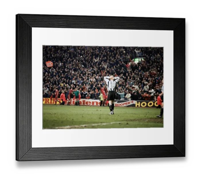 Framed Print : English Premier League match at Anfield. Liverpool 4 v Newcastle United 3