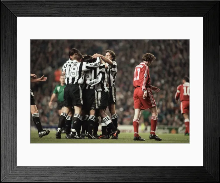 Framed Print : English Premier League match at Anfield. Liverpool 4 v Newcastle United 3 Framed Print : English Premier League match at Anfield. Liverpool 4 v Newcastle United 3