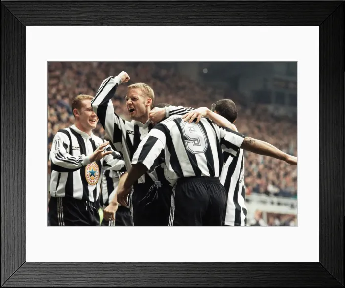 Framed Print : English Premier League match at St James Park. Newcastle United 1 v Aston Villa 0 Framed Print : English Premier League match at St James Park. Newcastle United 1 v Aston Villa 0