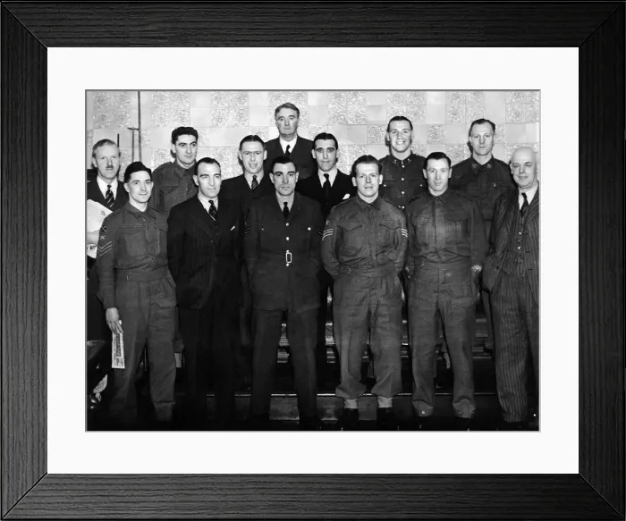 Framed Print : The England football team pose for group photograph ahead of their match against