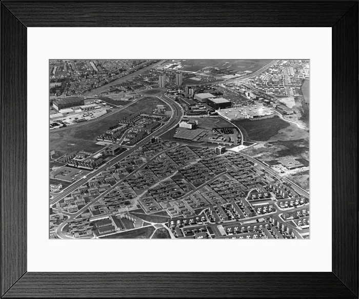 Framed Print : A new town takes final shape where RAF Bombers once flew to protect coastal shipping Framed Print : A new town takes final shape where RAF Bombers once flew to protect coastal shipping