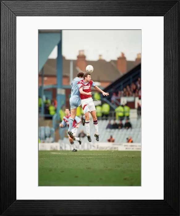 Framed Print : Coventry City 2 v West Ham United 0, Premier League match at Highfield Road Framed Print : Coventry City 2 v West Ham United 0, Premier League match at Highfield Road