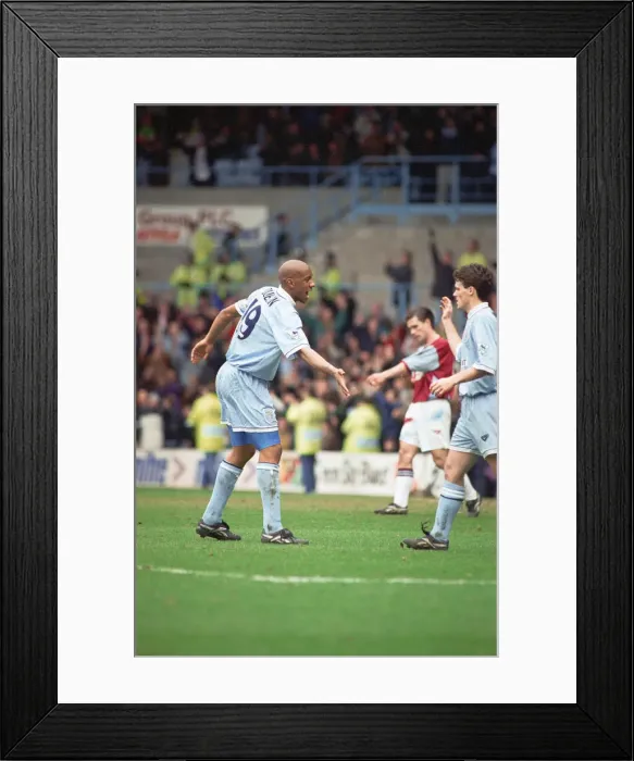 Framed Print : Coventry City 2 v West Ham United 0, Premier League match at Highfield Road Framed Print : Coventry City 2 v West Ham United 0, Premier League match at Highfield Road