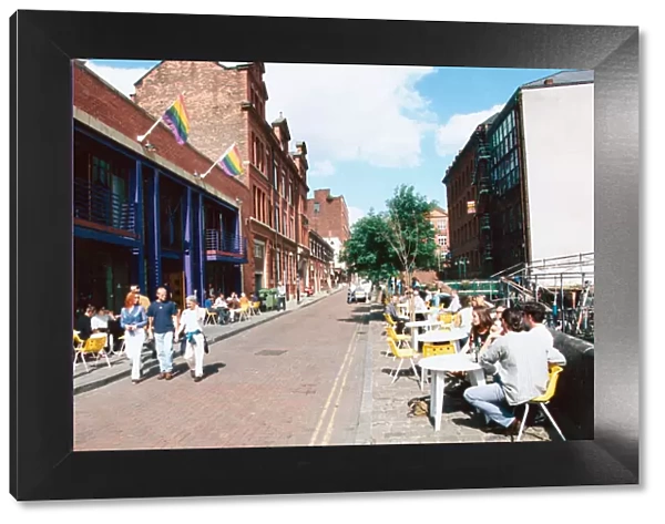 Canal Street, the centre of the Manchester Gay Village, is a street in Manchester city
