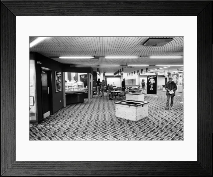 Framed Print : Newcastle Central Library. 27th September 1985