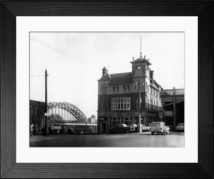 Framed Print : Budge Hotel, Public House, Newcastle, Circa 1960 Framed Print : Budge Hotel, Public House, Newcastle, Circa 1960