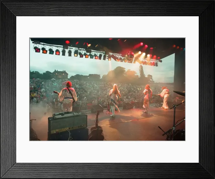 Framed Print : A 60s and 70s concert featuring look-a-like bands Beatlemania Framed Print : A 60s and 70s concert featuring look-a-like bands Beatlemania