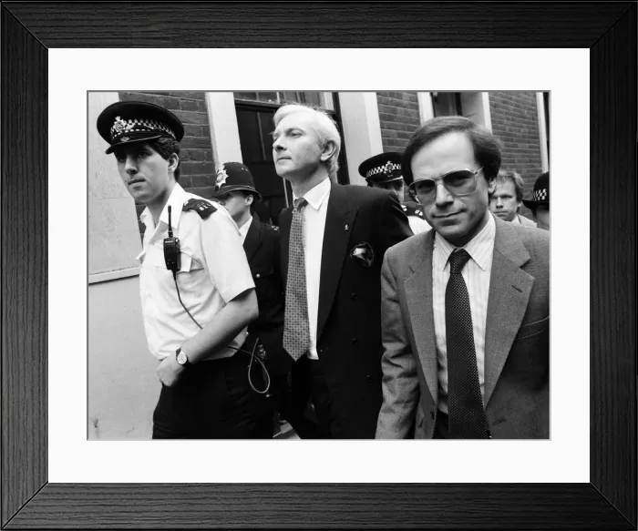Framed Print : MP Harvey Proctor today admitted four charges of gross indecency with teenage rent boys Framed Print : MP Harvey Proctor today admitted four charges of gross indecency with teenage rent boys