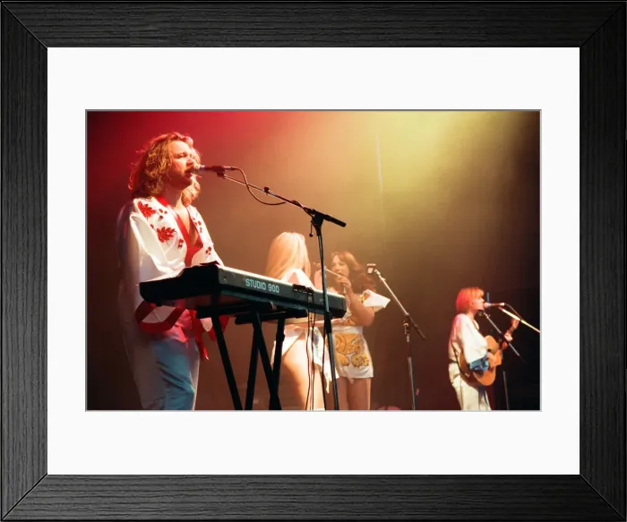 Framed Print : A 60s and 70s concert featuring look-a-like bands Beatlemania Framed Print : A 60s and 70s concert featuring look-a-like bands Beatlemania