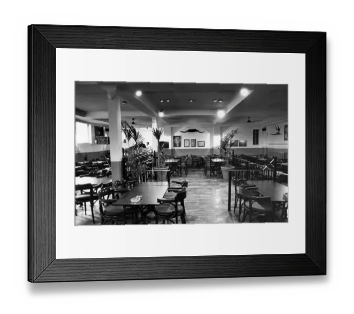 Framed Print : One Eyed Jacks restaurant, which has reopened on the corner of Pilgrim Street