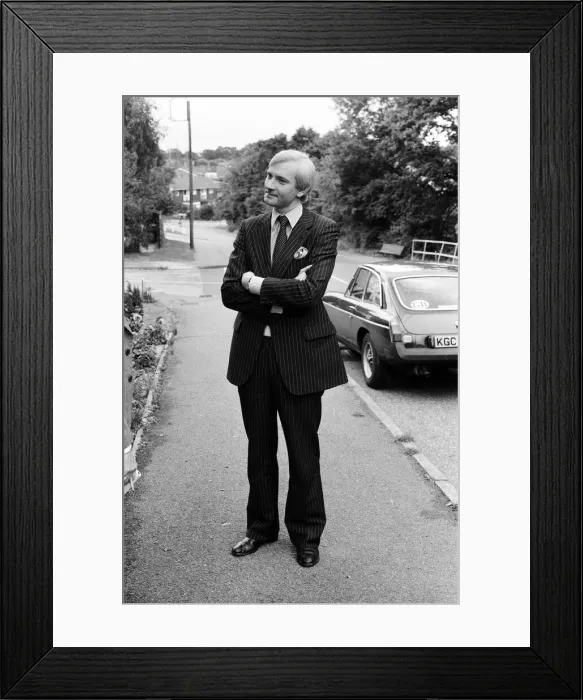 Framed Print : Harvey Proctor, 34 year old MP for Basildon, Essex, talking to reporters outside his home Framed Print : Harvey Proctor, 34 year old MP for Basildon, Essex, talking to reporters outside his home