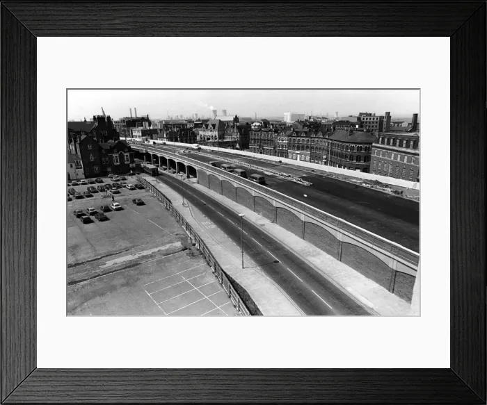 Framed Print : A66 bypass road, Middlesbrough. 19th June 1986 Framed Print : A66 bypass road, Middlesbrough. 19th June 1986