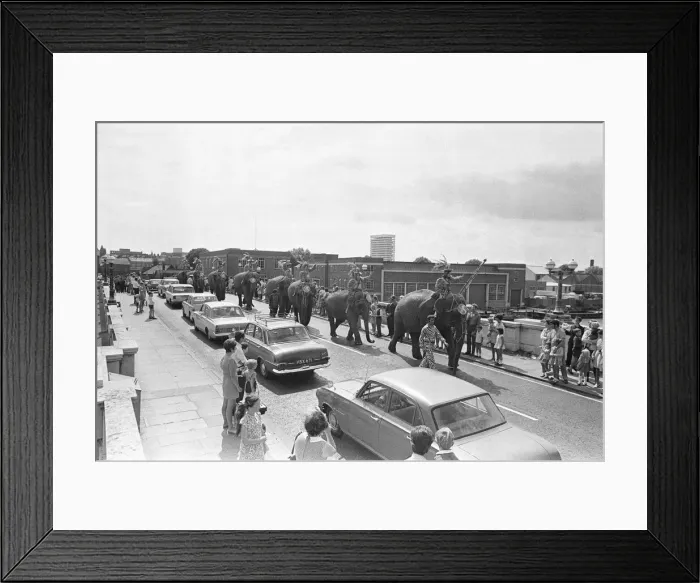 Framed Print : Billy Smarts Circus, once a regular sight in Hills Meadow Framed Print : Billy Smarts Circus, once a regular sight in Hills Meadow