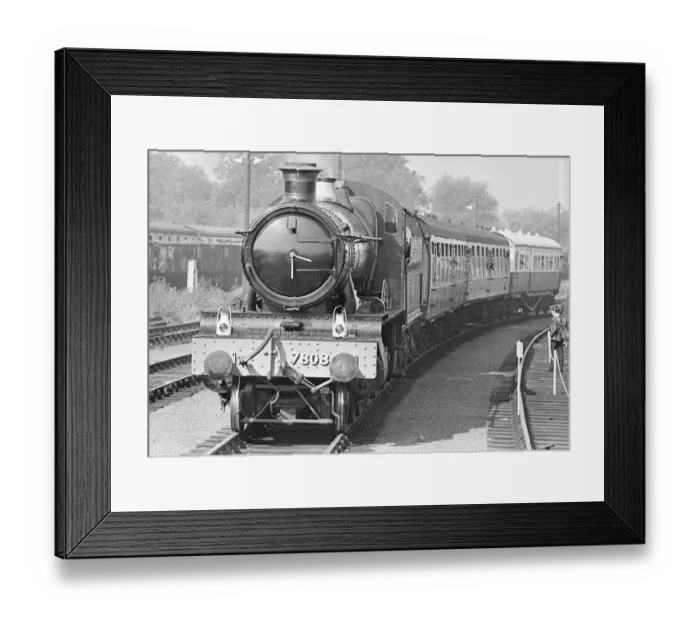 Framed Print : 7808 Cookham Manor a Great Western Railway 7800 Manor Class steam locomotive