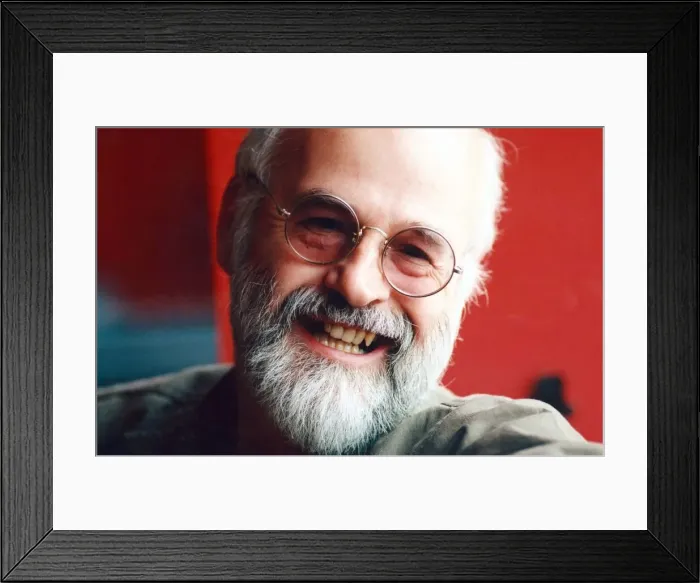 Framed Print : Terry Pratchett, an English author of fantasy novels. 6th June 1996 Framed Print : Terry Pratchett, an English author of fantasy novels. 6th June 1996