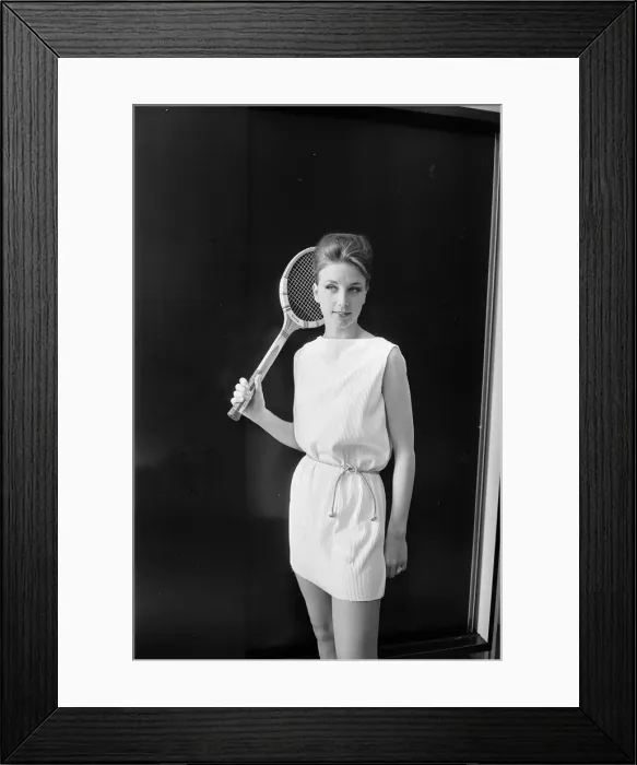 Framed Print : Women modelling Fred Perry garments in Londons West End. 12th June 1963 Framed Print : Women modelling Fred Perry garments in Londons West End. 12th June 1963