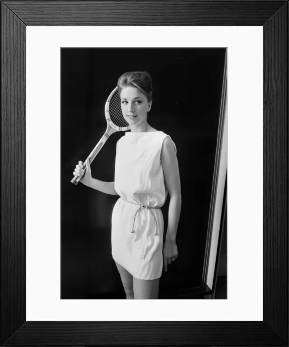 Framed Print : Women modelling Fred Perry garments in Londons West End. 12th June 1963 Framed Print : Women modelling Fred Perry garments in Londons West End. 12th June 1963