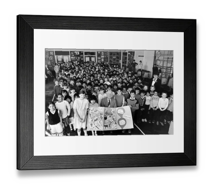 Framed Print : A cold frame will always spell warm memories for his 15 years as a head of a