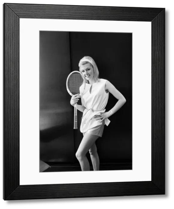 Framed Print : Women modelling Fred Perry garments in Londons West End. 12th June 1963 Framed Print : Women modelling Fred Perry garments in Londons West End. 12th June 1963