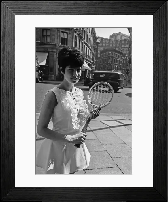 Framed Print : Women modelling Fred Perry garments in Londons West End. 12th June 1963 Framed Print : Women modelling Fred Perry garments in Londons West End. 12th June 1963