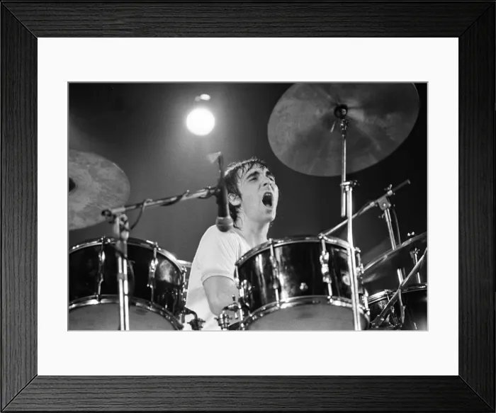 Framed Print : British rock group The Who performing on stage during a concert at the University of Framed Print : British rock group The Who performing on stage during a concert at the University of
