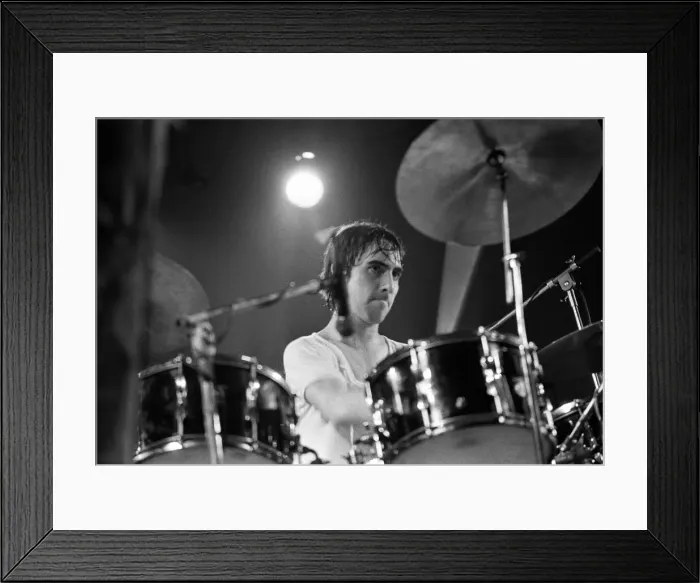 Framed Print : British rock group The Who performing on stage during a concert at the University of Framed Print : British rock group The Who performing on stage during a concert at the University of
