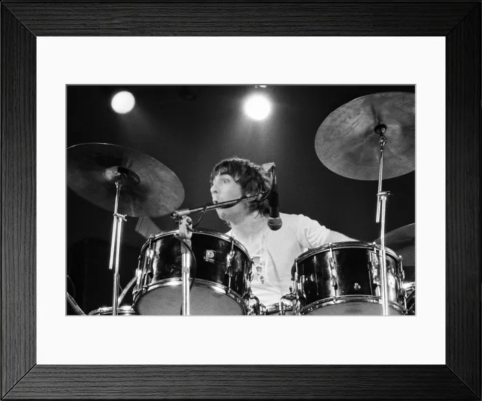Framed Print : British rock group The Who performing on stage during a concert at the University of Framed Print : British rock group The Who performing on stage during a concert at the University of