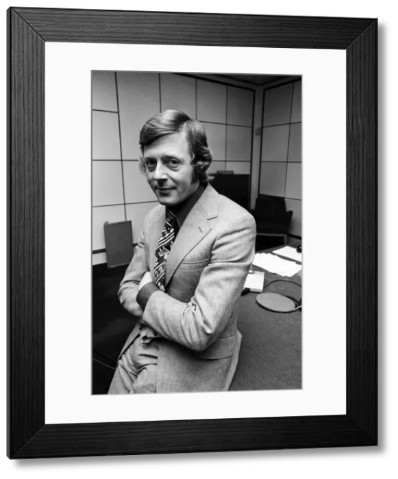 Framed Print : Television personality Michael Aspel. 17th February 1973 Framed Print : Television personality Michael Aspel. 17th February 1973