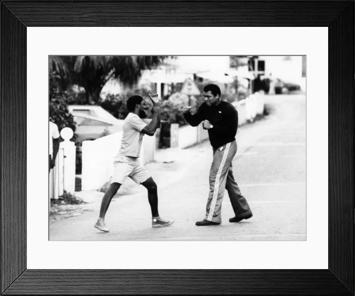 Framed Print : Muhammad Ali. The greatest is on the boxing comeback trail yet again Framed Print : Muhammad Ali. The greatest is on the boxing comeback trail yet again