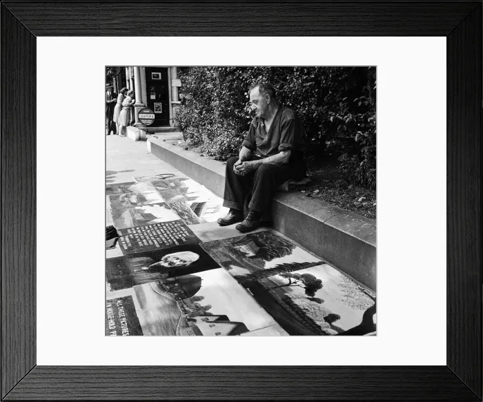 Framed Print : Art: Not a postcard-advertiser, but just another part of life in Earls Court Road Framed Print : Art: Not a postcard-advertiser, but just another part of life in Earls Court Road