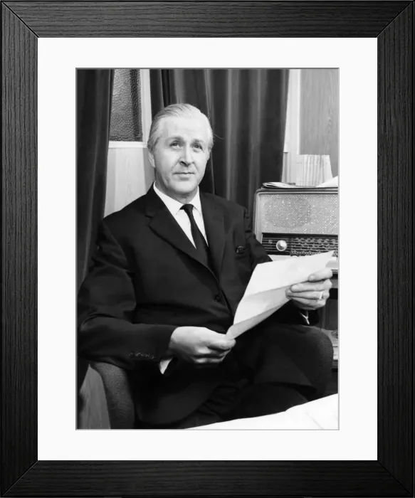 Framed Print : Pirate radio 390 summonsed. Mr. Ted Allbeury, The station Framed Print : Pirate radio 390 summonsed. Mr. Ted Allbeury, The station