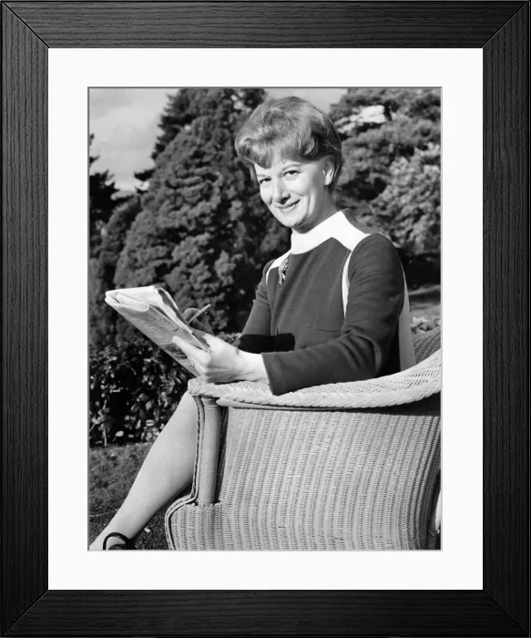 Framed Print : Coronation St. Actress Jean Alexander as she really is - quite a contrast from Framed Print : Coronation St. Actress Jean Alexander as she really is - quite a contrast from