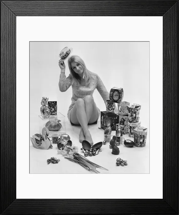 Framed Print : Cadbury Chocolate Easter Egg promotion 22nd January 1970 Framed Print : Cadbury Chocolate Easter Egg promotion 22nd January 1970