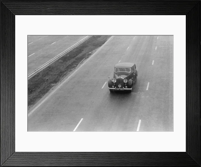 Framed Print : Opening of M4 Motorway 22nd December 1971. With the English section of the motorway Framed Print : Opening of M4 Motorway 22nd December 1971. With the English section of the motorway