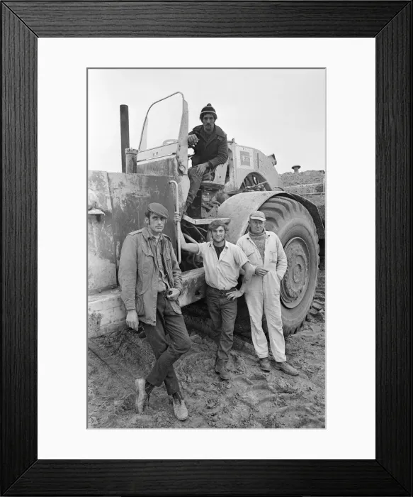 Framed Print : M4 Motorway Construction, June 1970. Near Theale, Reading. Junctions 11 to 12 Framed Print : M4 Motorway Construction, June 1970. Near Theale, Reading. Junctions 11 to 12