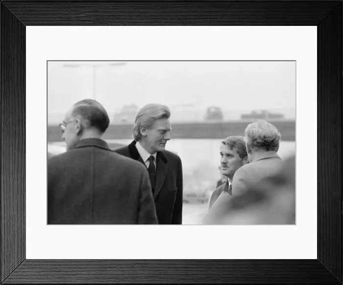Framed Print : Official Opening of M4 Motorway by Conservative Junior Minister Michael Heseltine Framed Print : Official Opening of M4 Motorway by Conservative Junior Minister Michael Heseltine