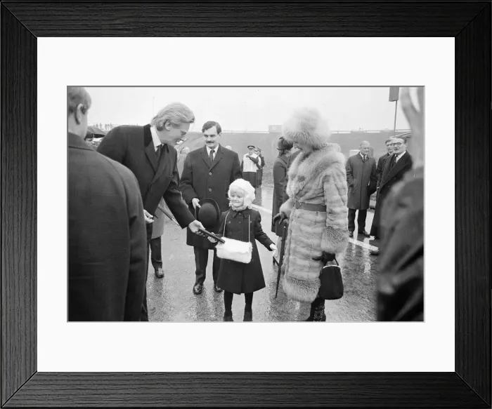 Framed Print : Official Opening of M4 Motorway by Conservative Junior Minister Michael Heseltine Framed Print : Official Opening of M4 Motorway by Conservative Junior Minister Michael Heseltine