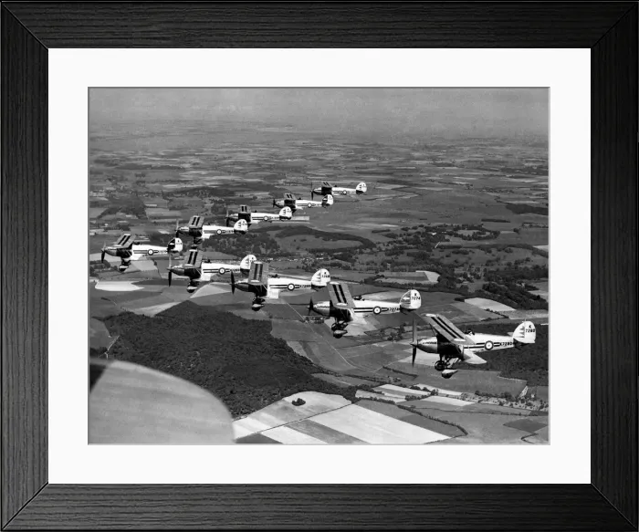 Framed Print : Hawker Fury IIs of 25 squadrom 1937 P001326 Framed Print : Hawker Fury IIs of 25 squadrom 1937 P001326