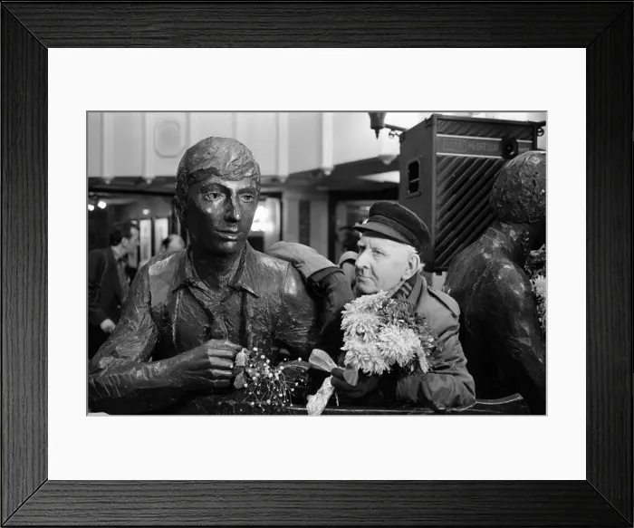 Framed Print : Tributes to John Lennon, on the anniversary of what would have been his 50th birthday Framed Print : Tributes to John Lennon, on the anniversary of what would have been his 50th birthday