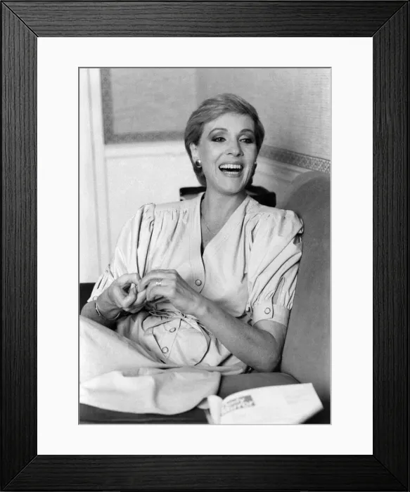 Framed Print : Julie Andrews. 28th June 1983 Framed Print : Julie Andrews. 28th June 1983