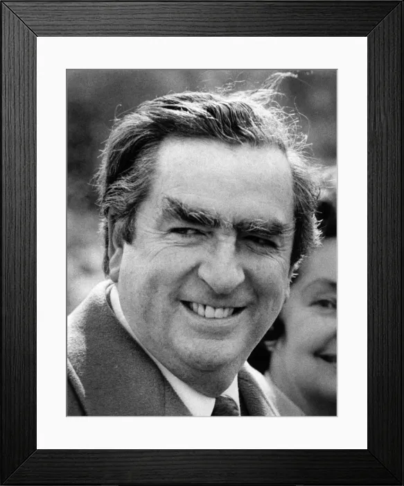 Framed Print : Denis Healey, M. P December 1981 P002869 Framed Print : Denis Healey, M. P December 1981 P002869