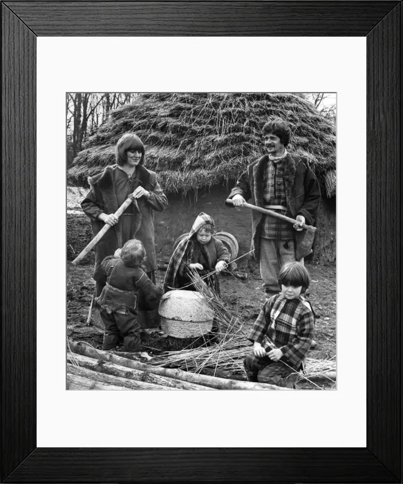 Framed Print : A Helicopter trip back to 300 B. C. : For nine months a small Framed Print : A Helicopter trip back to 300 B. C. : For nine months a small