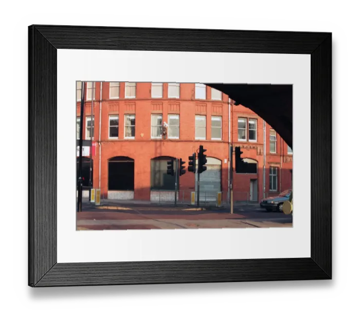Framed Print : Site of the famous Hacienda night club and music venue in Whitworth Street West
