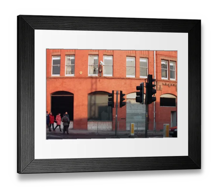 Framed Print : Site of the famous Hacienda night club and music venue in Whitworth Street West