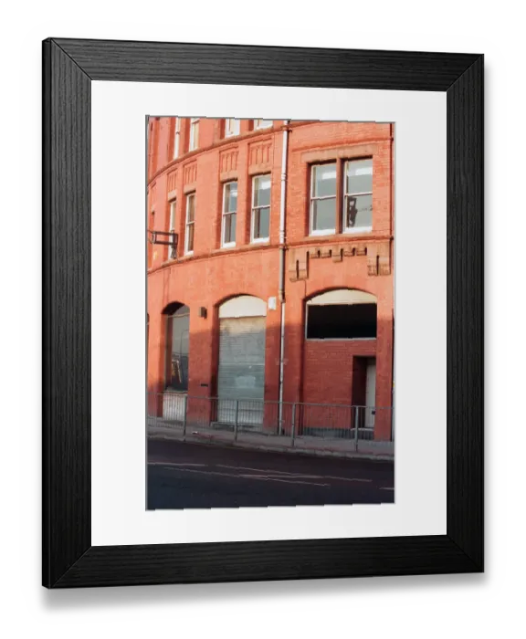 Framed Print : Site of the famous Hacienda night club and music venue in Whitworth Street West Framed Print : Site of the famous Hacienda night club and music venue in Whitworth Street West